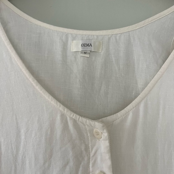Reserved for Nicole 💞 OZMA Billie button down linen dress - Picture 2 of 8
